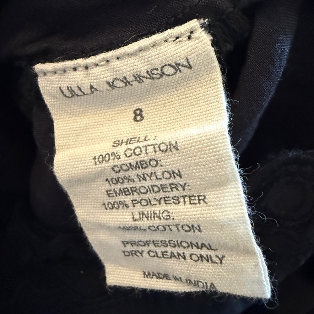 Ulla Johnson Camila Black Mini Dress - Picture 14 of 16